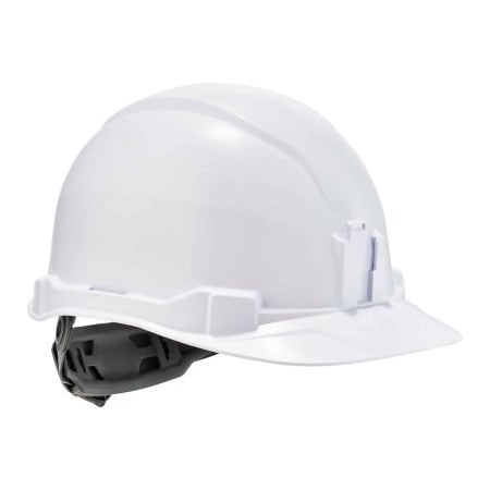 Ergodyne Skullerz 8970 Hard Hat Cap Style, Ratchet Suspension, Class E, White 60140